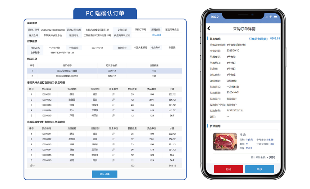 高校生鲜配送ERP管理系统 打造透明化食堂供应链的新引擎